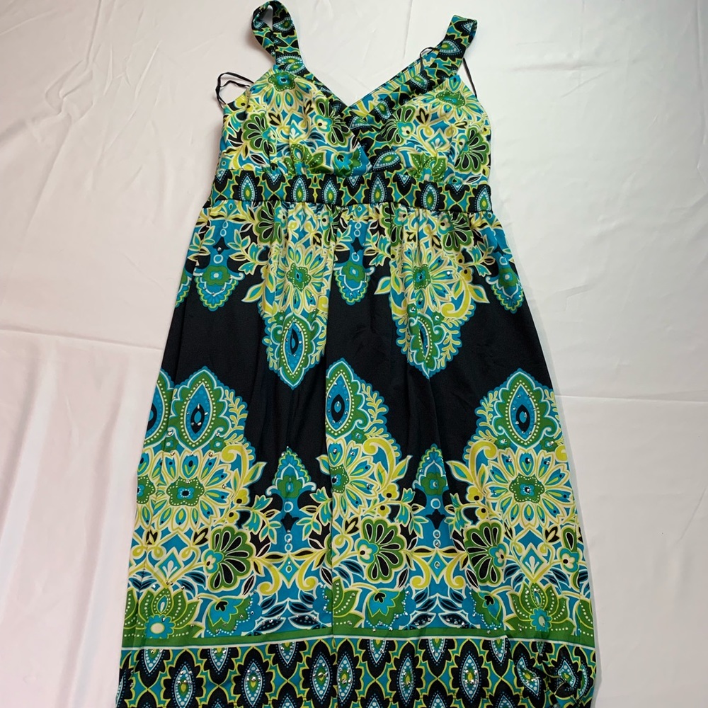 INC pattered knee length dress